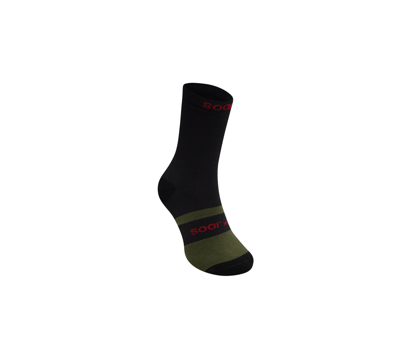 All Weather Sock | Black/Green