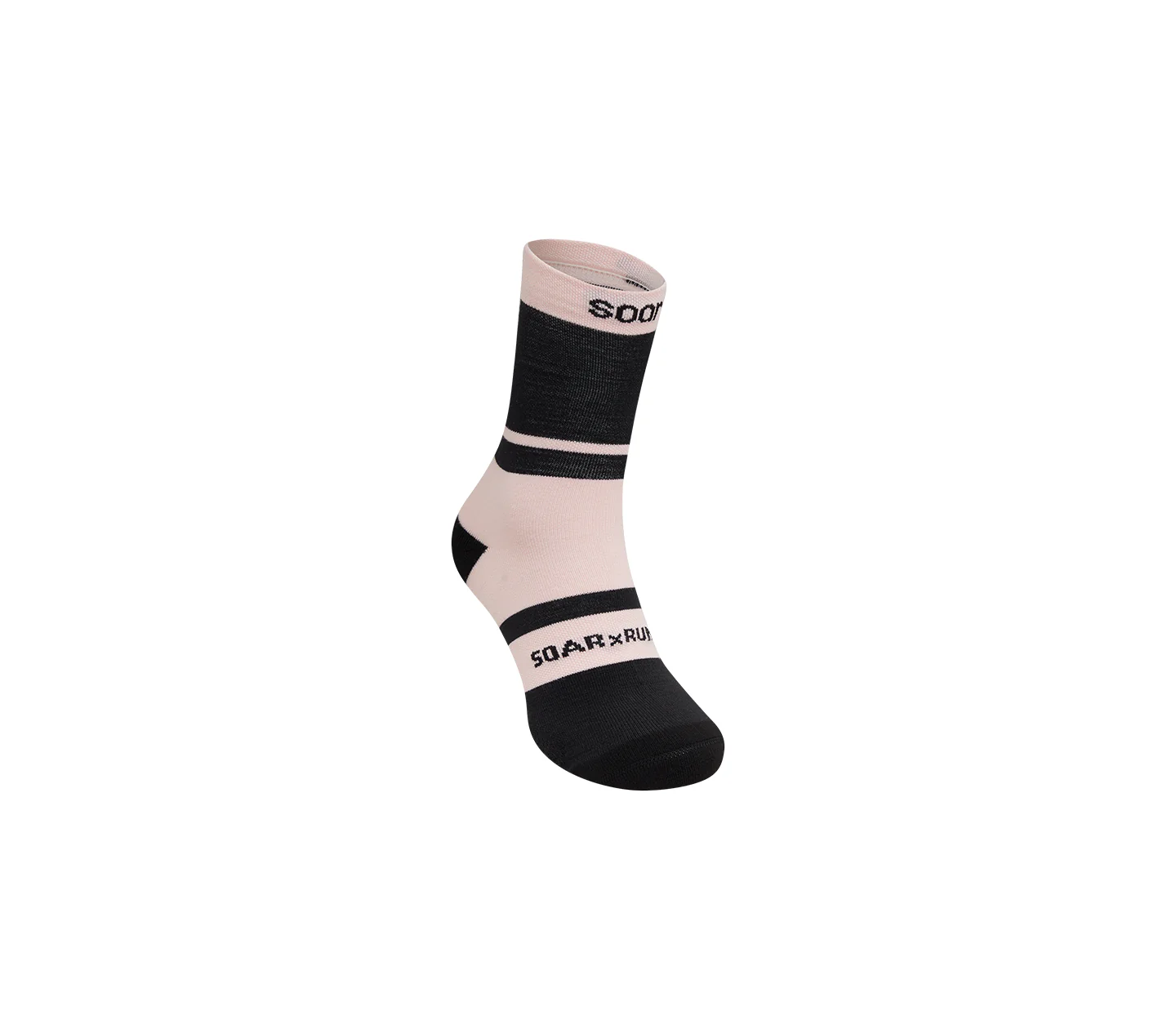 All Weather Sock | Pastel Pink/Black
