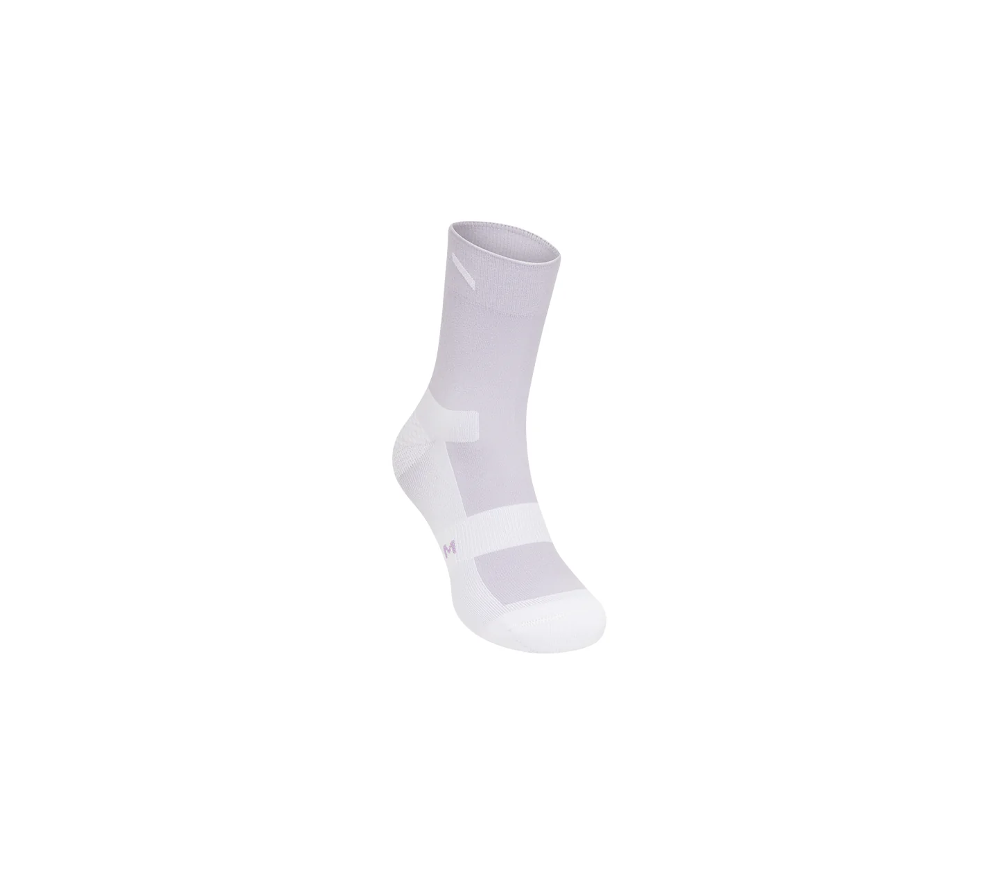 Ankle Race Sock | Lavender/White