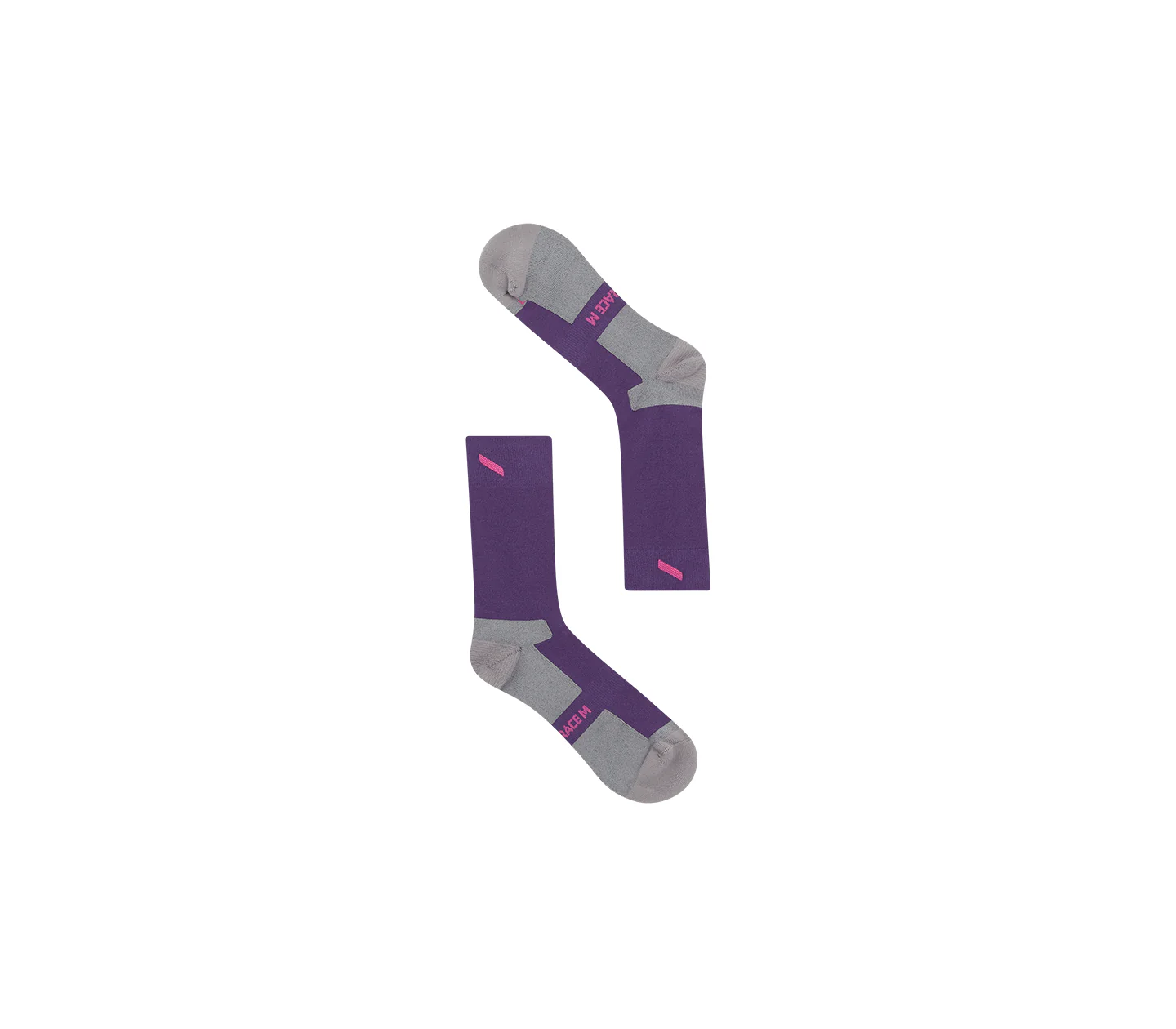 Race Sock | Dark Purple/Grey - Image 2