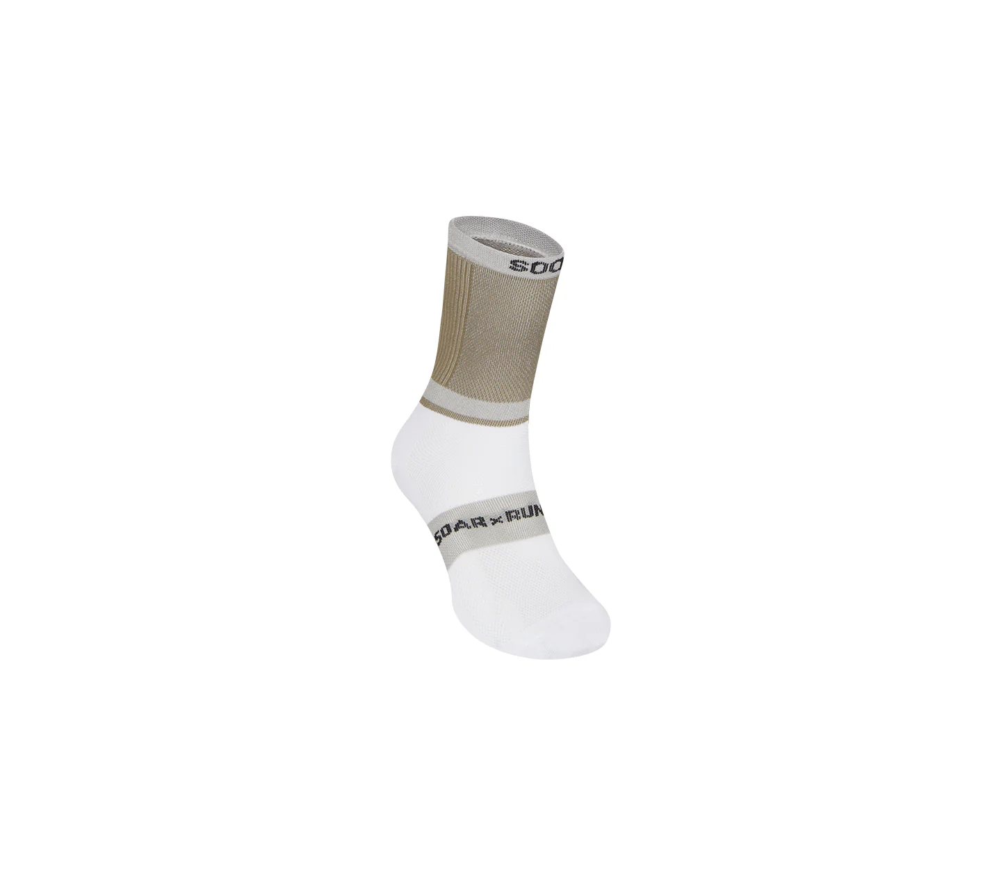 Crew Sock | Beige/Grey/White