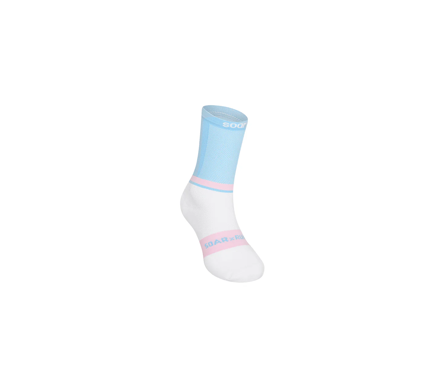 Crew Sock | Pastel Blue/Pink
