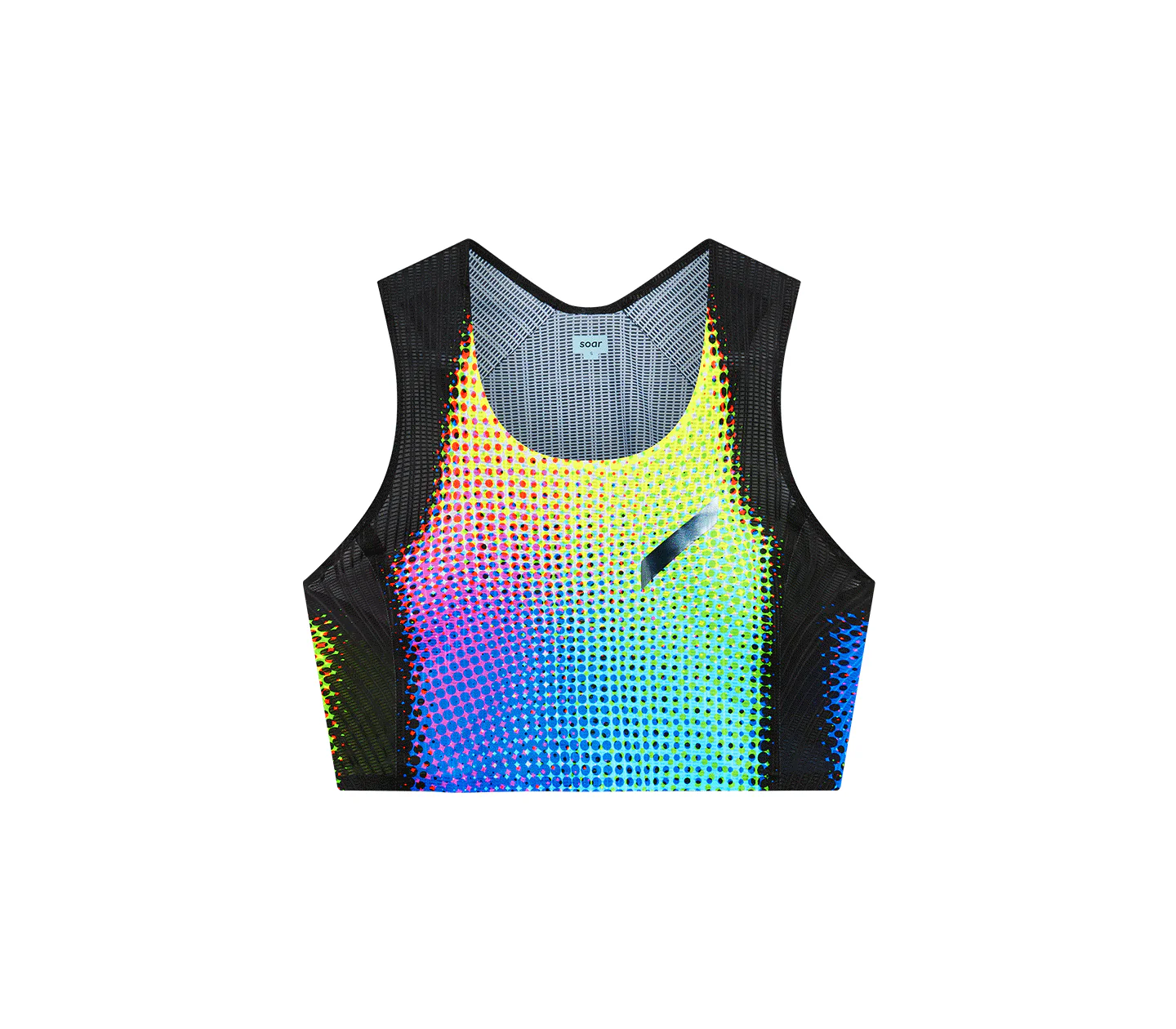 Women's Crop Race Vest | Tropical Dot