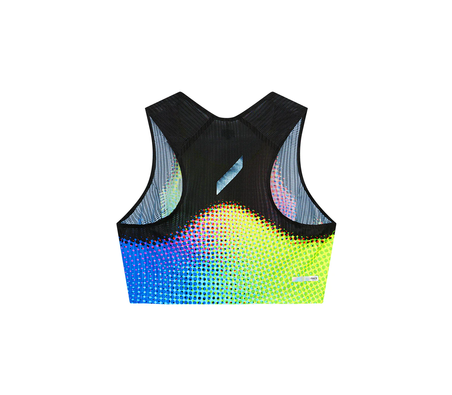 Women's Crop Race Vest | Tropical Dot - Image 2