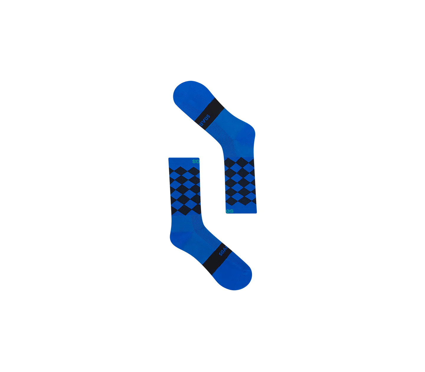 Diamond Crew Sock | Royal Navy/Black - Image 2