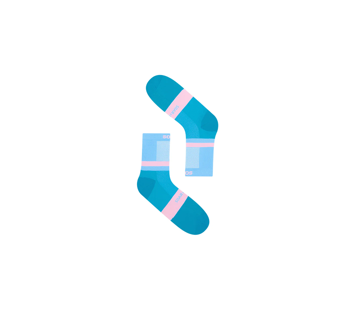 Ankle Sock | Pastel Blue/Pink - Image 2