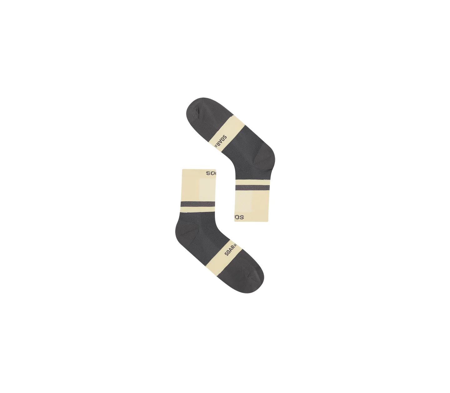 Ankle Sock | Cream/Dark Grey - Image 2