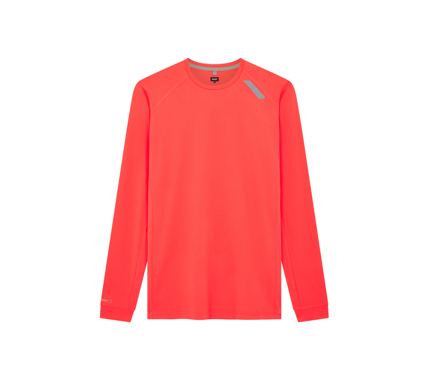 Men's Long Sleeve Tech T | Fluro Coral