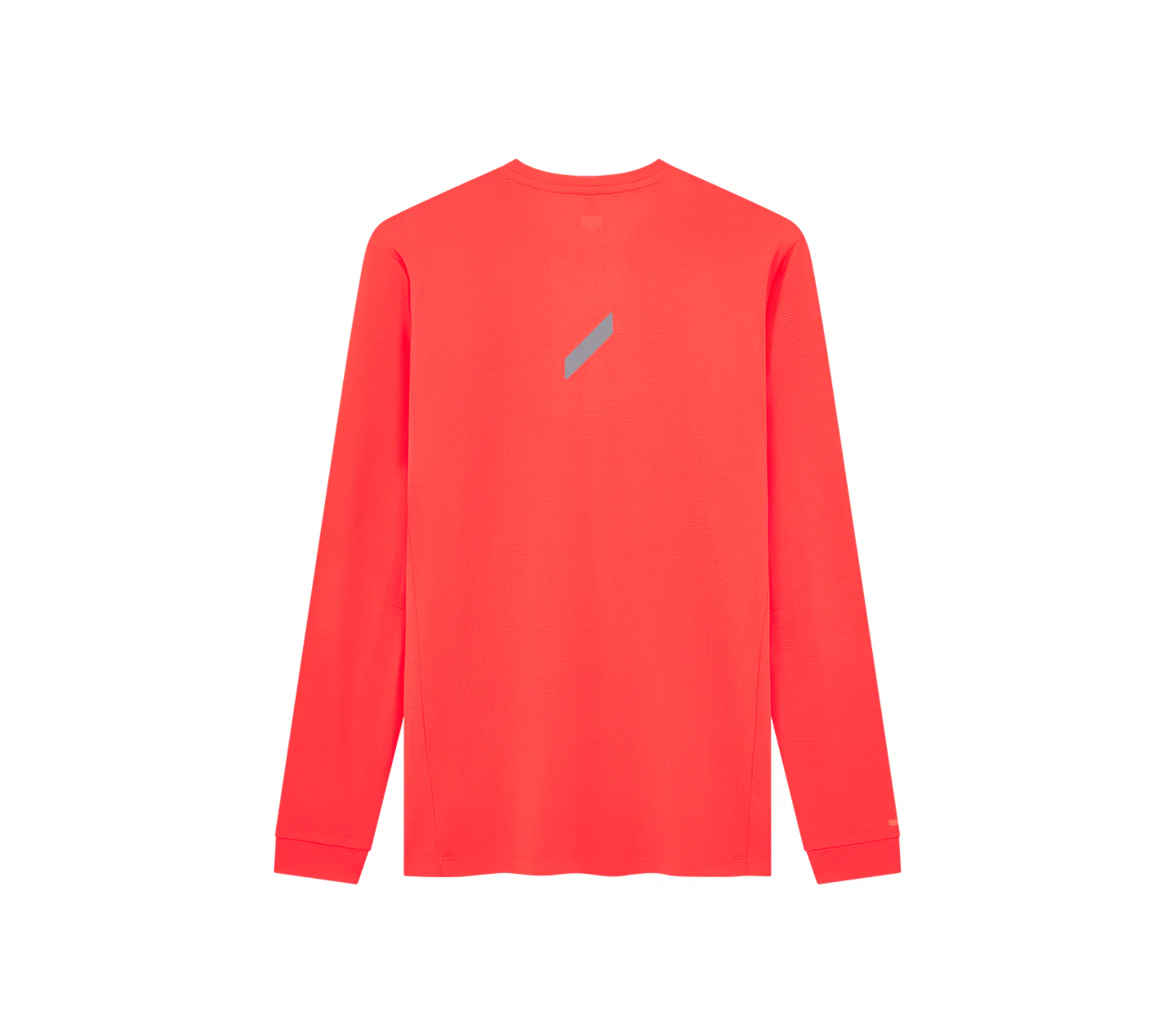 Men's Long Sleeve Tech T | Fluro Coral - Image 2