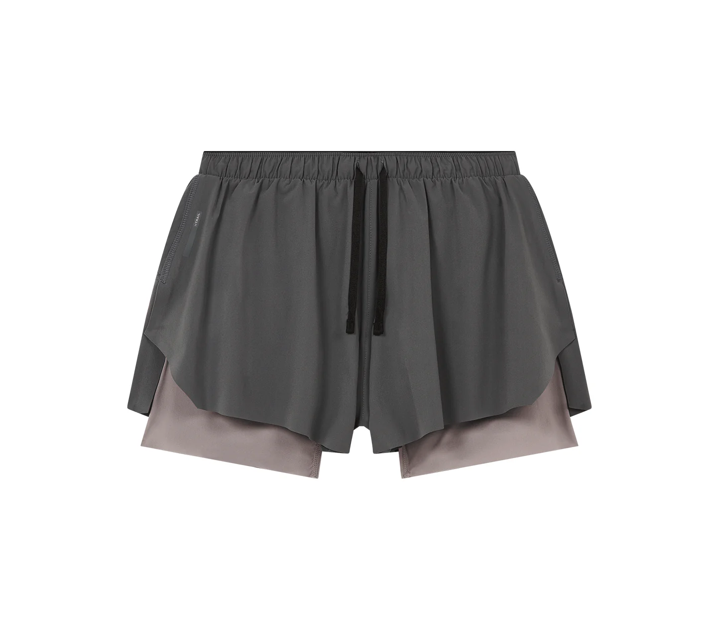 Women's Trail Shorts | Grey/Dark Grey