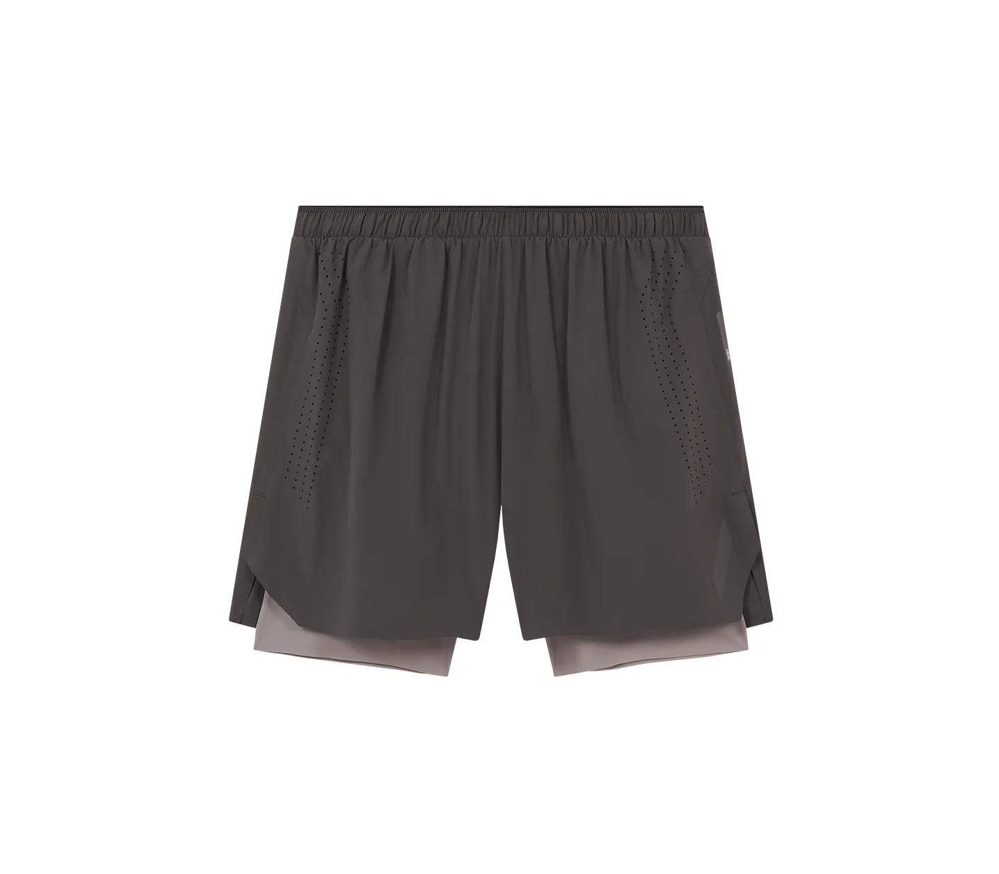 Men's Dual Run Shorts | Warm Grey
