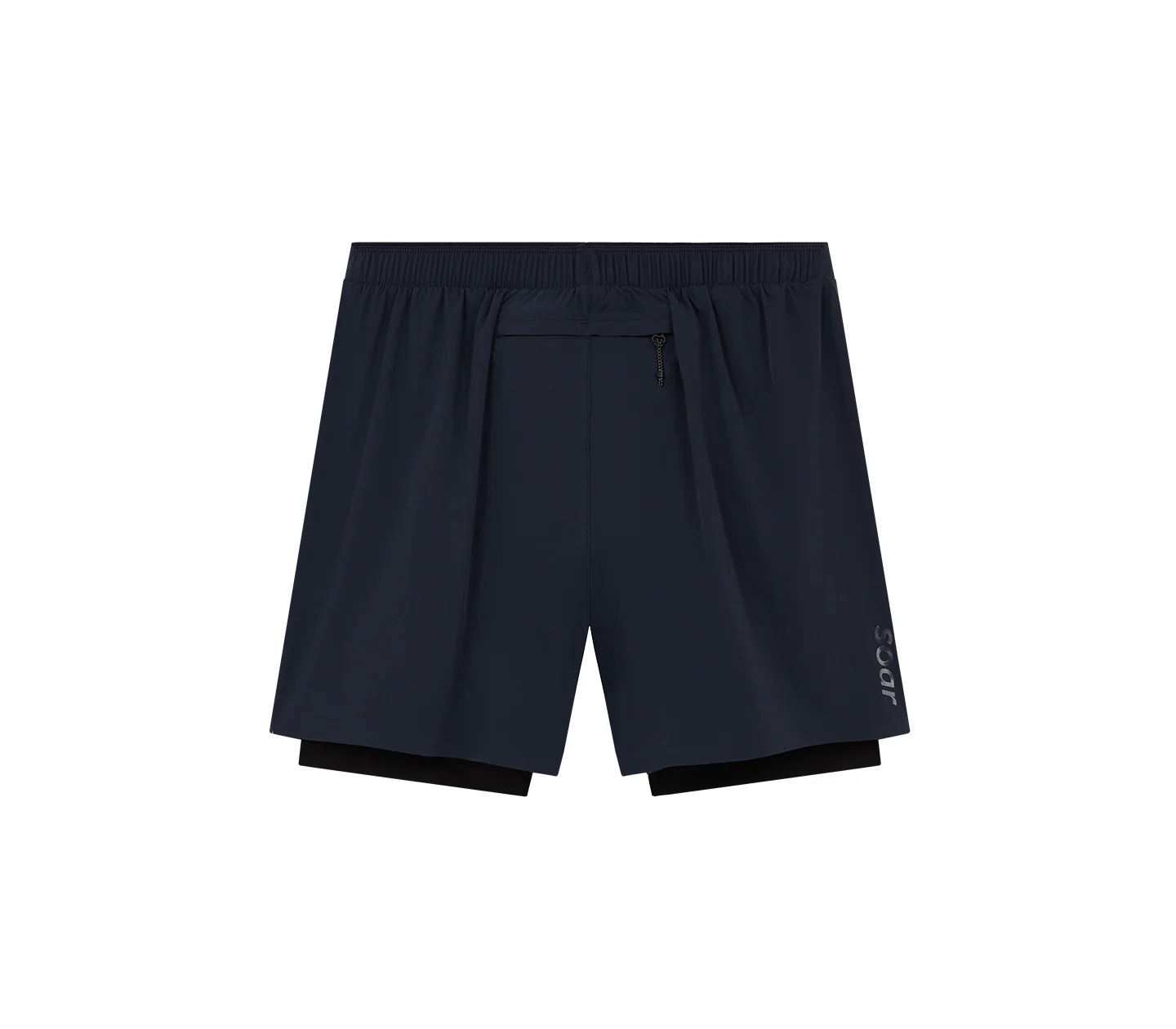 Men's Dual Run Shorts | Navy/Black - Image 2