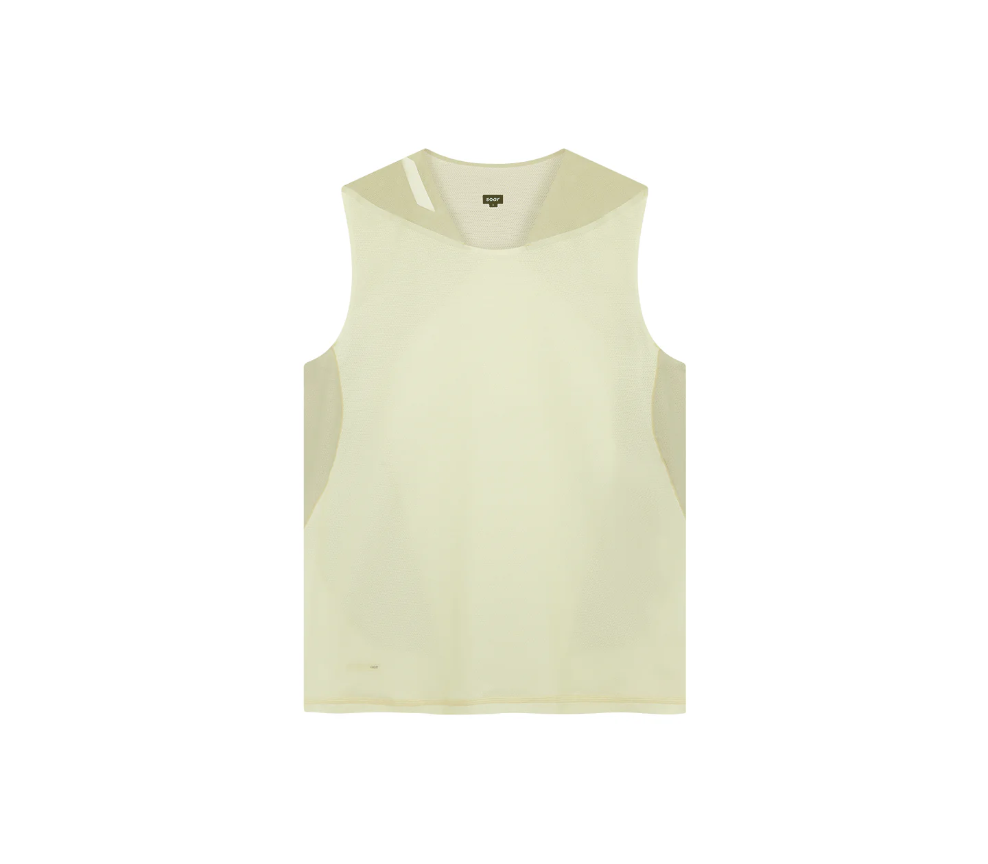 Men's Singlet | Warm Grey/Yellow