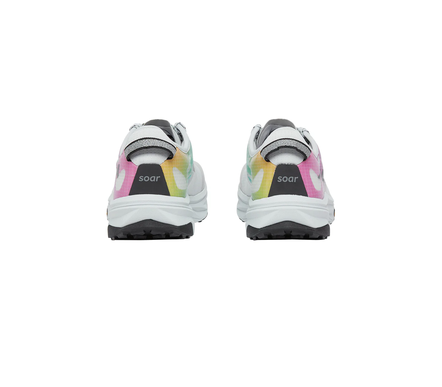 Women's SOAR X Altra Mont Blanc Carbon Trail Shoes | White/Rainbow - Image 4